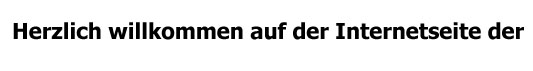 Willkommen!